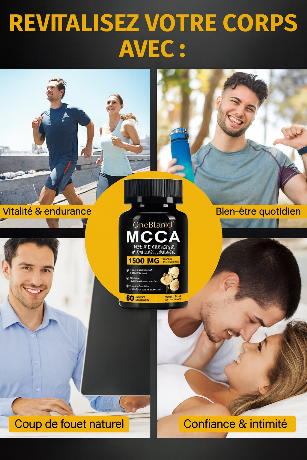 Maca Boost Naturel de Testostérone, Libido & Énergie