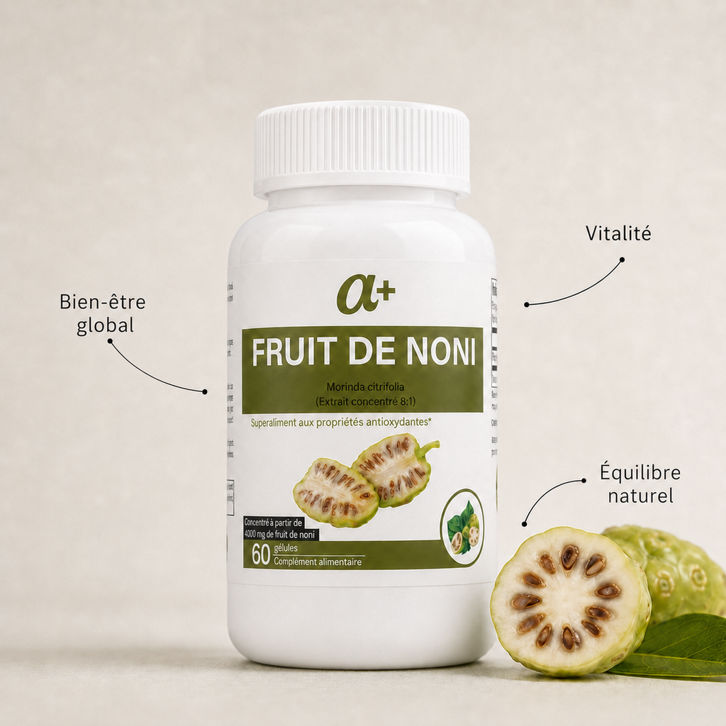 🌿 Noni Bio 3000 mg – Vitalité & Équilibre Naturel