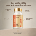 Slimming Fat Burner : 10 ingrédients actifs, 2 gélules par portion