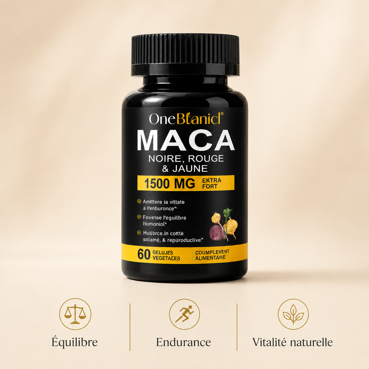 Maca Boost Naturel de Testostérone, Libido & Énergie