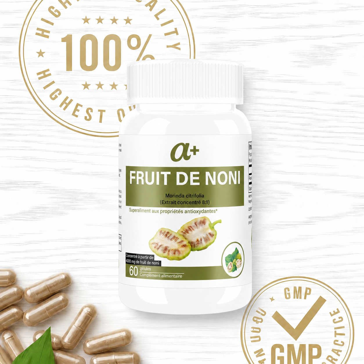 🌿 Noni Bio 3000 mg – Vitalité & Équilibre Naturel