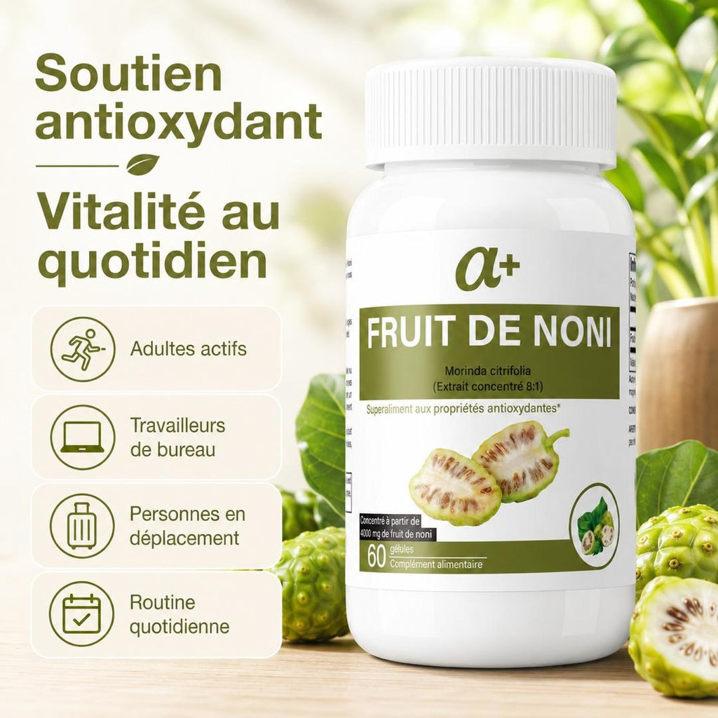 🌿 Noni Bio 3000 mg – Vitalité & Équilibre Naturel