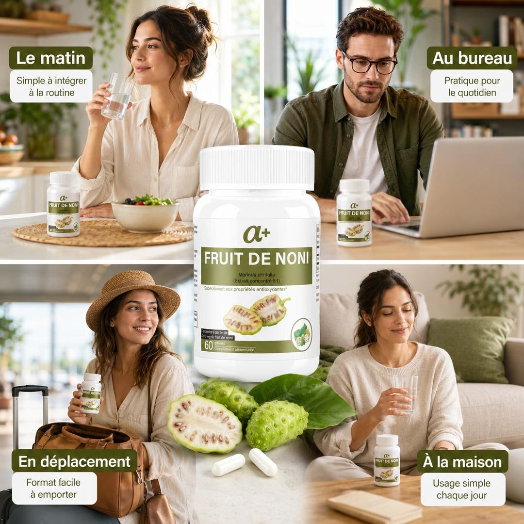 🌿 Noni Bio 3000 mg – Vitalité & Équilibre Naturel