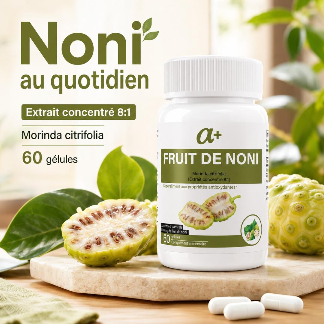 🌿 Noni Bio 3000 mg – Vitalité & Équilibre Naturel