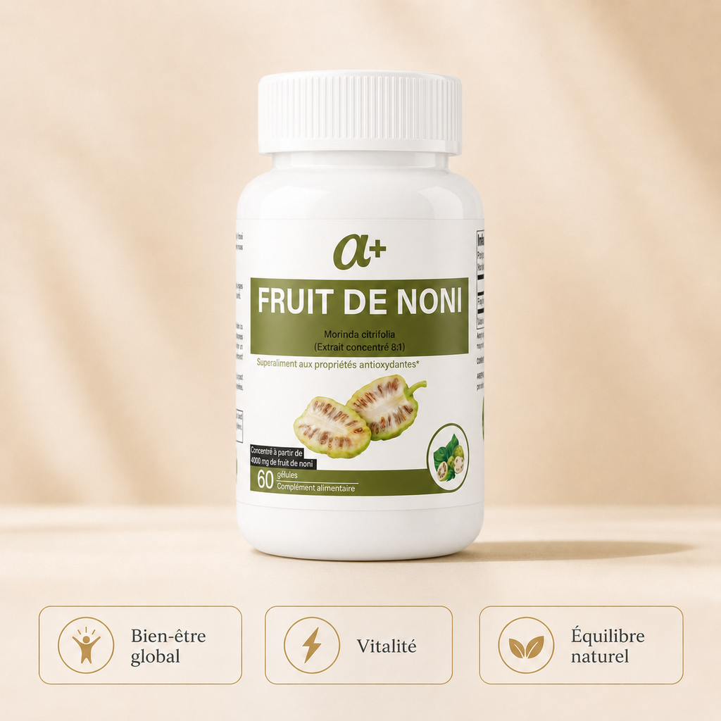🌿 Noni Bio 3000 mg – Vitalité & Équilibre Naturel