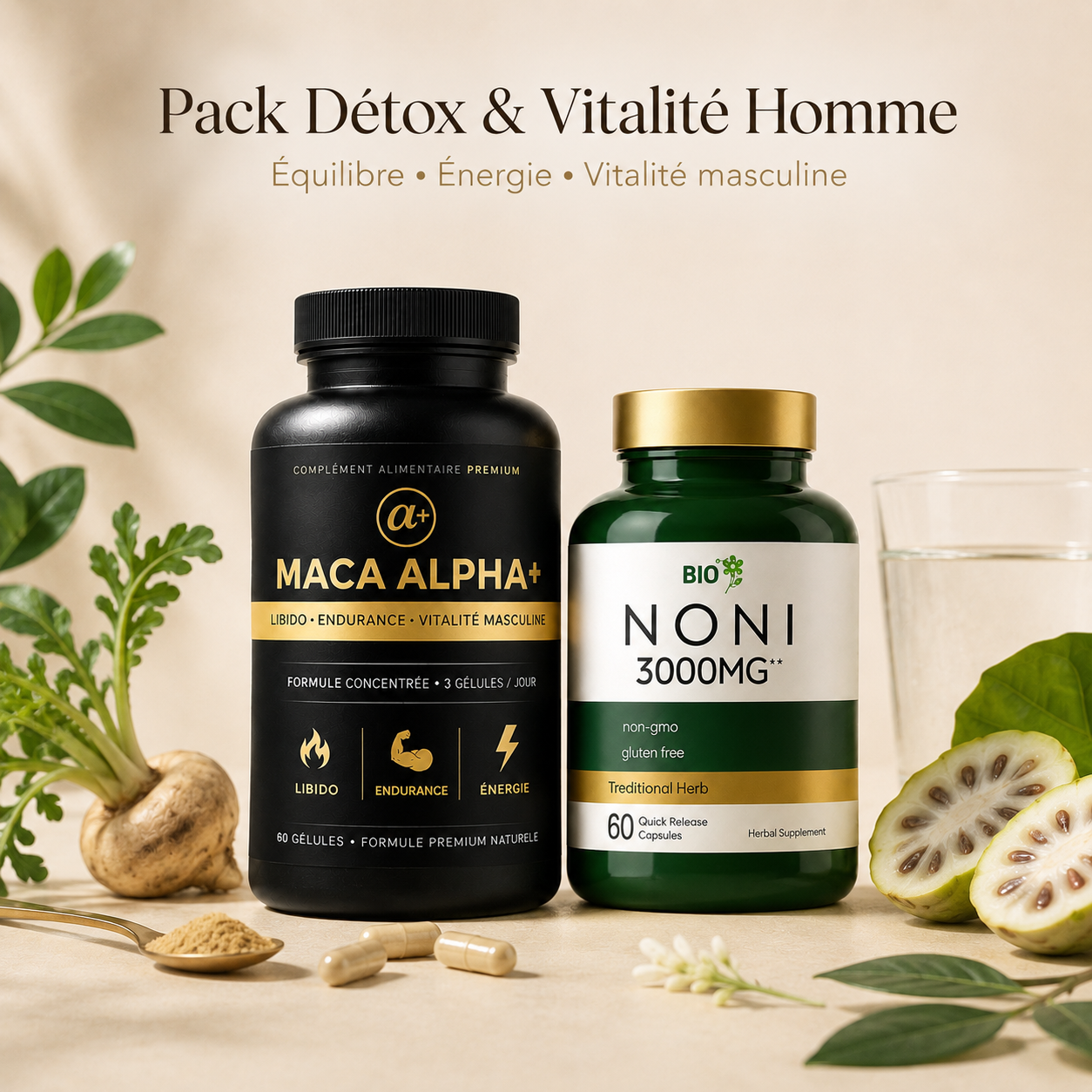 Pack Détox & Vitalité Homme