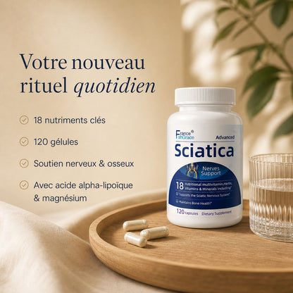 Sciatica – 120 gélules pour le soutien nerveux quotidien