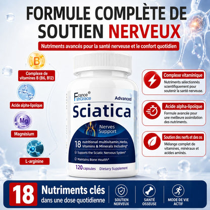Sciatica – 120 gélules pour le soutien nerveux quotidien