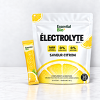 Essential Bio Électrolytes — 20 sticks saveur citron