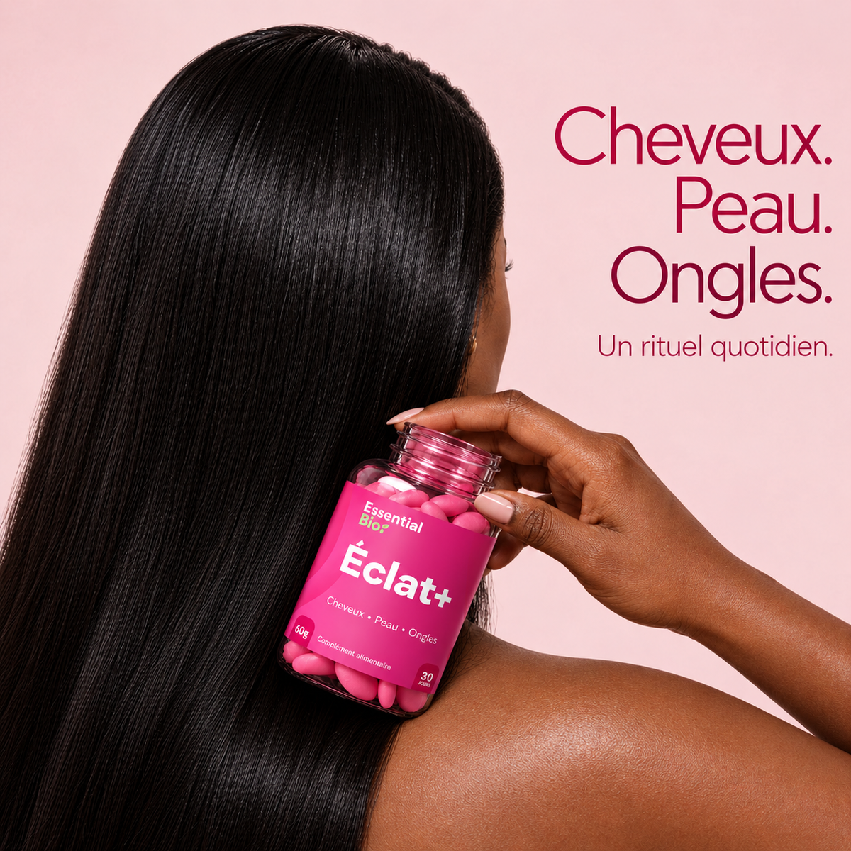 Éclat+ — Gummies Cheveux, Peau & Ongles