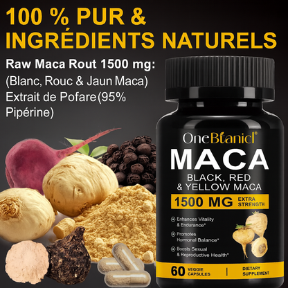 Maca Boost Naturel de Testostérone, Libido & Énergie