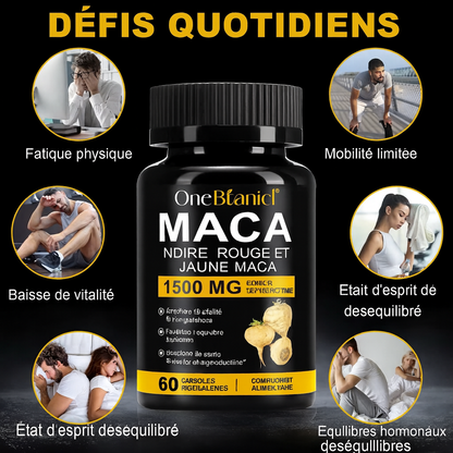 Maca Boost Naturel de Testostérone, Libido & Énergie